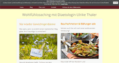 Desktop Screenshot of ernaehrung-thaler.at